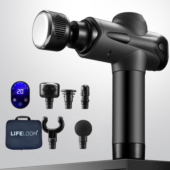 LifeLoom KW16 Massage Gun in gebruik